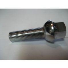   KERÉKCSAVAR 12X1.25X37 RÁDIUS /FÉNYES KROM/       CSAVAROK       