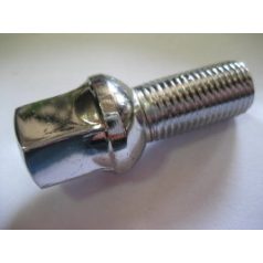   KERÉKCSAVAR 14X1.5X27 RADIUS /FÉNYES KROM/        CSAVAROK       