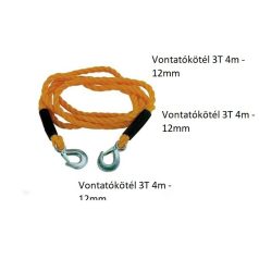 Vontatókötél 3T 4m - 12mm