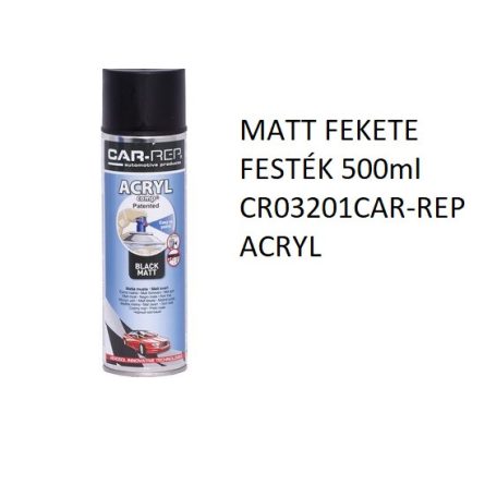 MATT FEKETE FESTÉK 500ml CR03201CAR-REP ACRYL