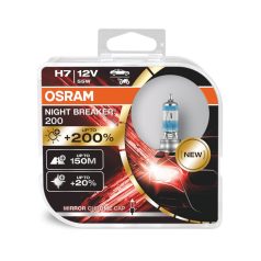    OSRAM NIGHT BREAKER 200 H7 12V 55W +200% 64210NB200-2DB OSRAM 12V H7 +200% IZZÓK