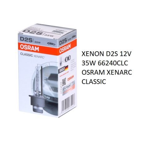 XENON D2S 12V 35W 66240CLC OSRAM XENARC CLASSIC