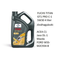 FUCHS TITAN GT1 PRO C-1 5W30 4 liter