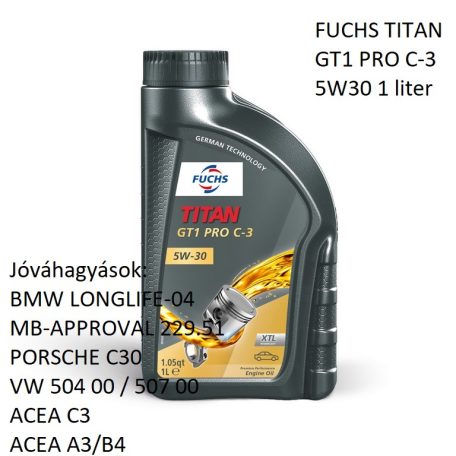 FUCHS TITAN GT1 PRO C-3 5W30 1 liter