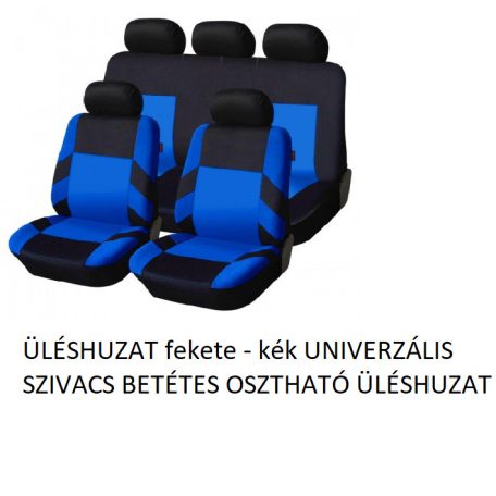  uleshuzat kek fekete univerzalis szivasos betettel