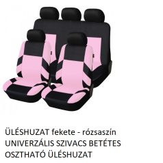 uleshuzat szivacsos rozsaszin fekete