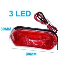   HELYZETJELZŐ LEDES  PIROS 24V  / AELA569R/24V/3FU LÁMPÁK        *