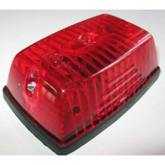   HELYZETJELZŐ SZÖGLETES  PIROS FÉM TALPAS          LÁMPÁK        *