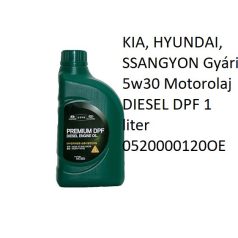   KIA, HYUNDAI, SSANGYON Gyári 5w30 Motorolaj DIESEL DPF 1 liter 0520000120OE 