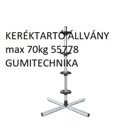 KERÉKTARTÓ ÁLLVÁNY max 70kg 55778 GUMITECHNIKA