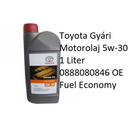 Toyota Gyári Motorolaj 5w-30 1 Liter 0888080846 OE Fuel Economy