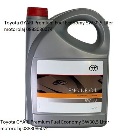 Toyota GYÁRI Premium Fuel Economy 5W30,5 Liter motorolaj 0888086074 