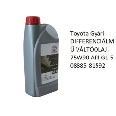   Toyota Gyári DIFFERENCIÁLMŰ VÁLTÓOLAJ 75W90 API GL-5 08885-81592