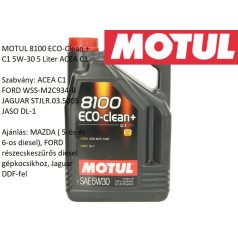 MOTUL 8100 ECO-Clean + C1 5W-30 5 Liter ACEA C1