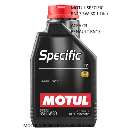 MOTUL SPECIFIC RN17 5W-30 1 Liter