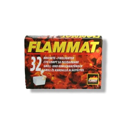 Grillgyújtó Flamax szilárd fehér alágyújtó kocka (48 db)