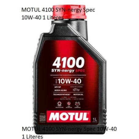 MOTUL 4100 SYN-nergy Spec 10W-40 1 Literes 