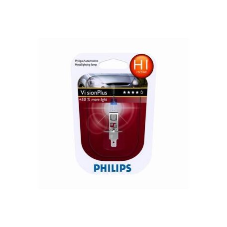 PHILIPS Izzó H1 12V 55W P14,5s VISION PLUS (BLISTER)