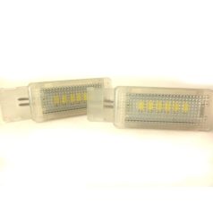   Komplett Volkswagen, Skoda, Seat és Lamborghini LED-es lábtér világítás, fehér fényű, vízálló, az ár párban