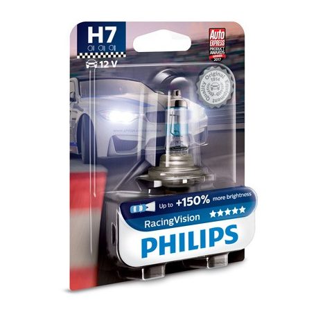 PHILIPS Izzó H7 12V 55W PX26d Racing Vision (BLISTER)