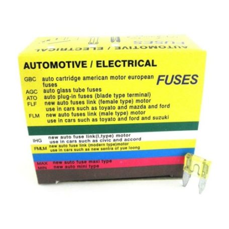 Biztosíték Mini, késes, 20A, 100 db/csomag