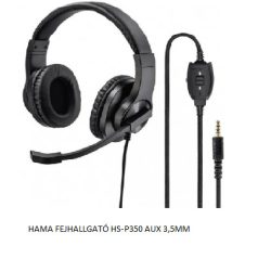 HAMA FEJHALLGATÓ HSP350 AUX 3,5MM
