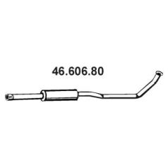 Suzuki Sx4 2006- tól Középső kipufogódob 14250-80J02H03