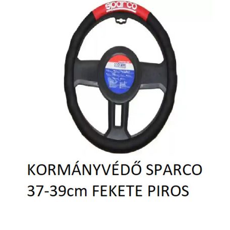 KORMANYVEDO SPARCO 37-39cm FEKETE PIROS