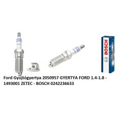   Ford Gyújtógyertya 2050957 GYERTYA FORD 1.4-1.8 - 1493001 ZETEC