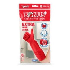 BONUS Extra hosszú gumikesztyű L