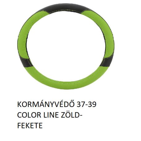 KORMANYVEDO 37-39 COLOR LINE ZOLD-FEKETE