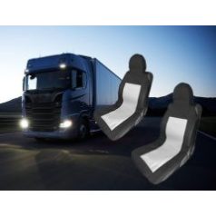 Kamion üléshuzat 2db- Fekete Szürke