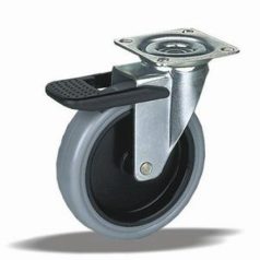   KERÉK ÖNBEÁLLÓ TALPAS FÉKES ÁTMÉRŐ mm 75 MM MŰANYAG.H. BÚTORG.