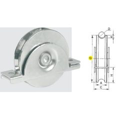 TOLÓKAPUV.IBFM KERÉK TALP 20 ½U½ 80