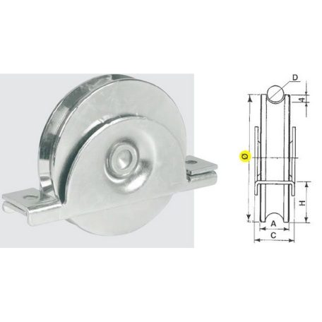 TOLÓKAPUV.IBFM KERÉK TALP 20 ½U½ 80