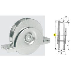 TOLÓKAPUV.IBFM KERÉK TALP 16 ½U½80