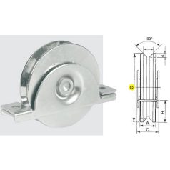 TOLÓKAPUV.IBFM KERÉK TALP 20 ½V½80