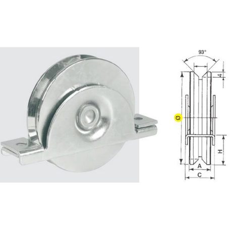 TOLÓKAPUV.IBFM KERÉK TALP 20 ½V½80