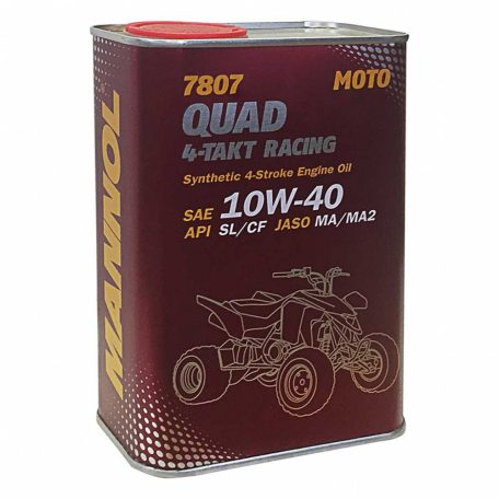 MANNOL 4-TAKT RACING QUAD/METAL 7807 RACING QUAD 10W-40 fémdobozos