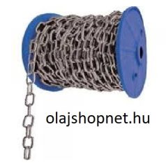   LÁNC SILA RÖVIDSZEMÛ, LAPOS, KÖTEGELT  4.5  MM HORGANYZOTT /30M