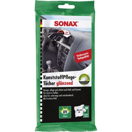 Sonax műanyag ápoló kendő (10 db)