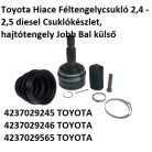 Toyota Hiace Féltengelycsukló 2,4 - 2,5 diesel Csuklókészlet, hajtótengely Jobb Bal külső