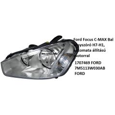   Ford Focus C-MAX Bal fényszóró H7-H1, automata állítású motorral