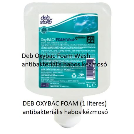 DEB OXYBAC FOAM (1L) antibakteriális habos kézmosó