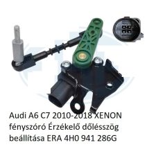   Audi A6 C7 2010-2018 XENON fényszóró Érzékelő dőlésszög beállítása ERA 4H0 941 286G