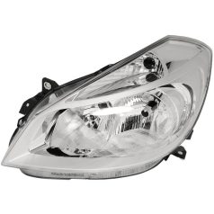   Renault Clio bal fényszóró H7-H7 irányjelzővel, automata állítású (króm kerettel). 2005- RENAULT 7701061071