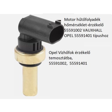 Opel Vízhőfok érzékelő temosztátba, 55591002,  55591401 