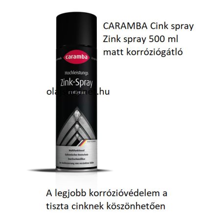 CARAMBA Cink spray Zink spray 500 ml matt korróziógátló Horganyzó-Spray