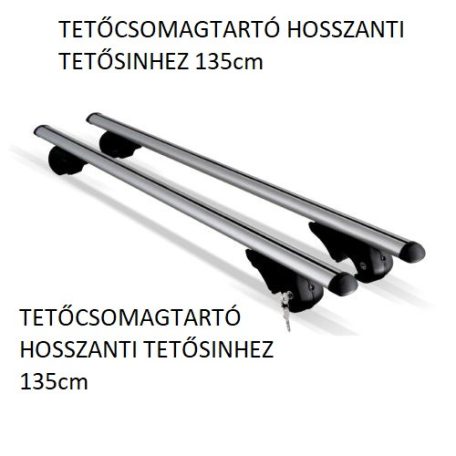 TETŐCSOMAGTARTÓ HOSSZANTI TETŐSINHEZ 135cm 