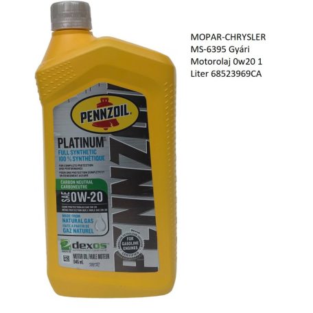 MOPAR-CHRYSLER MS-6395 Gyári Motorolaj 0w20 1 Liter 68523969CA